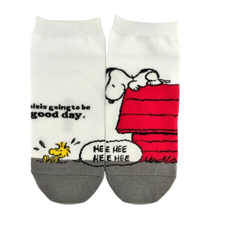 Soquete snoopy blanco