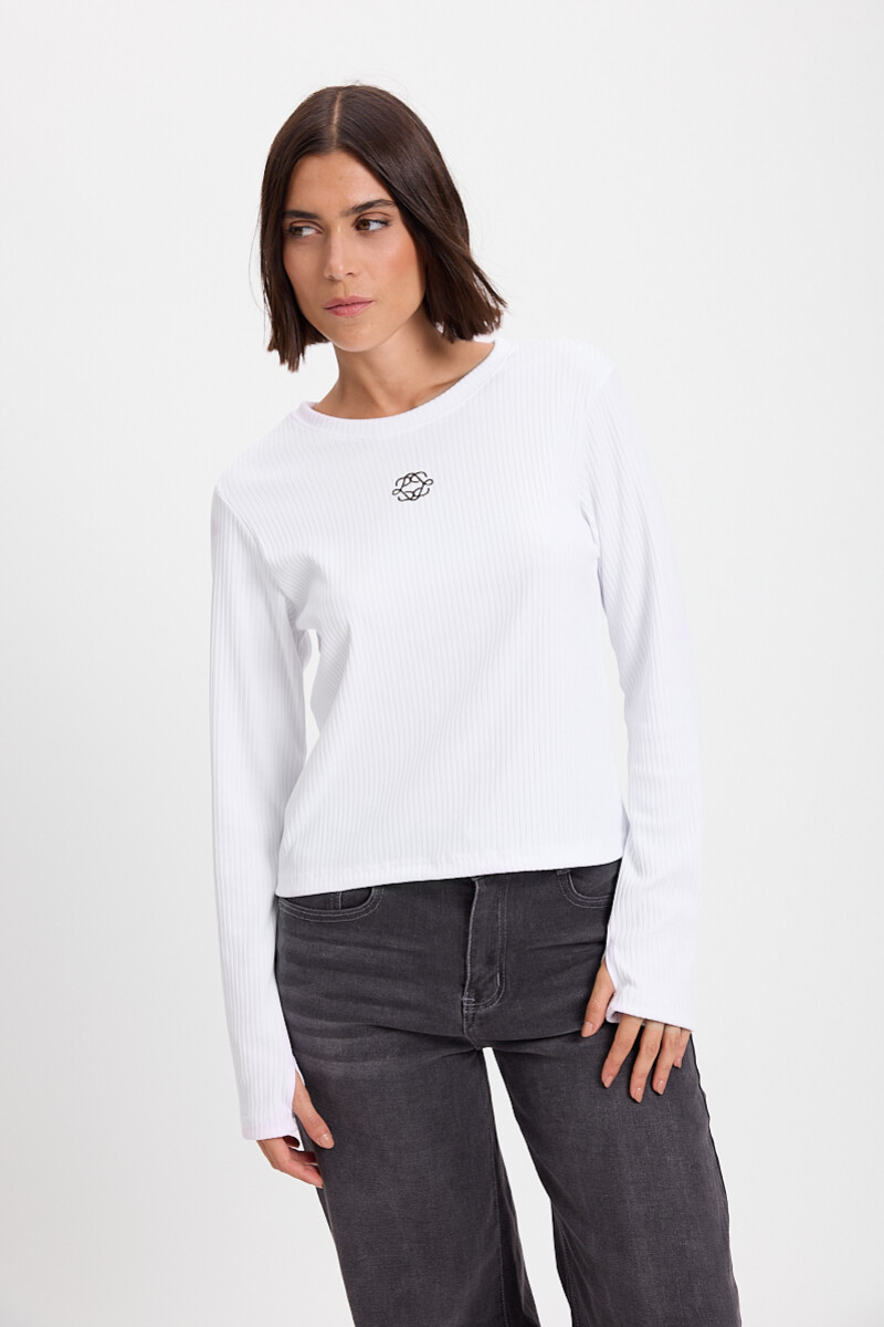 Remera Piel Blanco