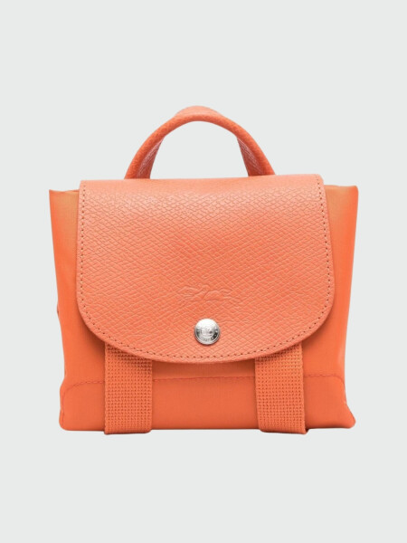 Longchamp - Le Pliage Green M BackPack Naranja