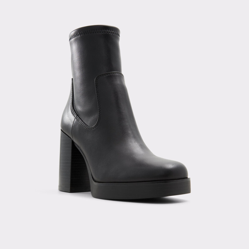 SERAPHICA DARK BROWN LEATHER BLACK