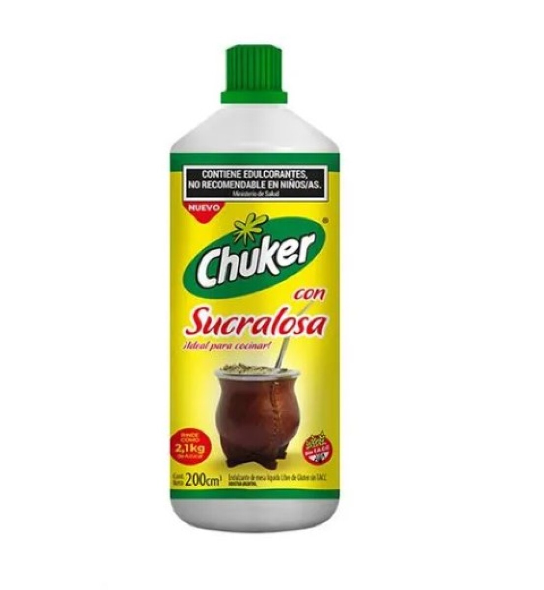 Chuker líquido con sucralosa - 250 ml 