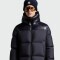 Moncler -Chaqueta impermeable con capucha rellena de plumas, Damavand Azul