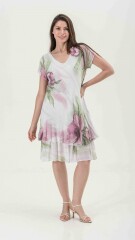 VESTIDO CAROLINE ESTAMPADO BLANCO