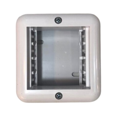 CAJA EXT. PLASTICA 2 MODULOS BLANCO CAJA EXT. PLASTICA 2 MODULOS BLANCO