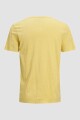 Camiseta Split Cuello "v" Lemon Drop
