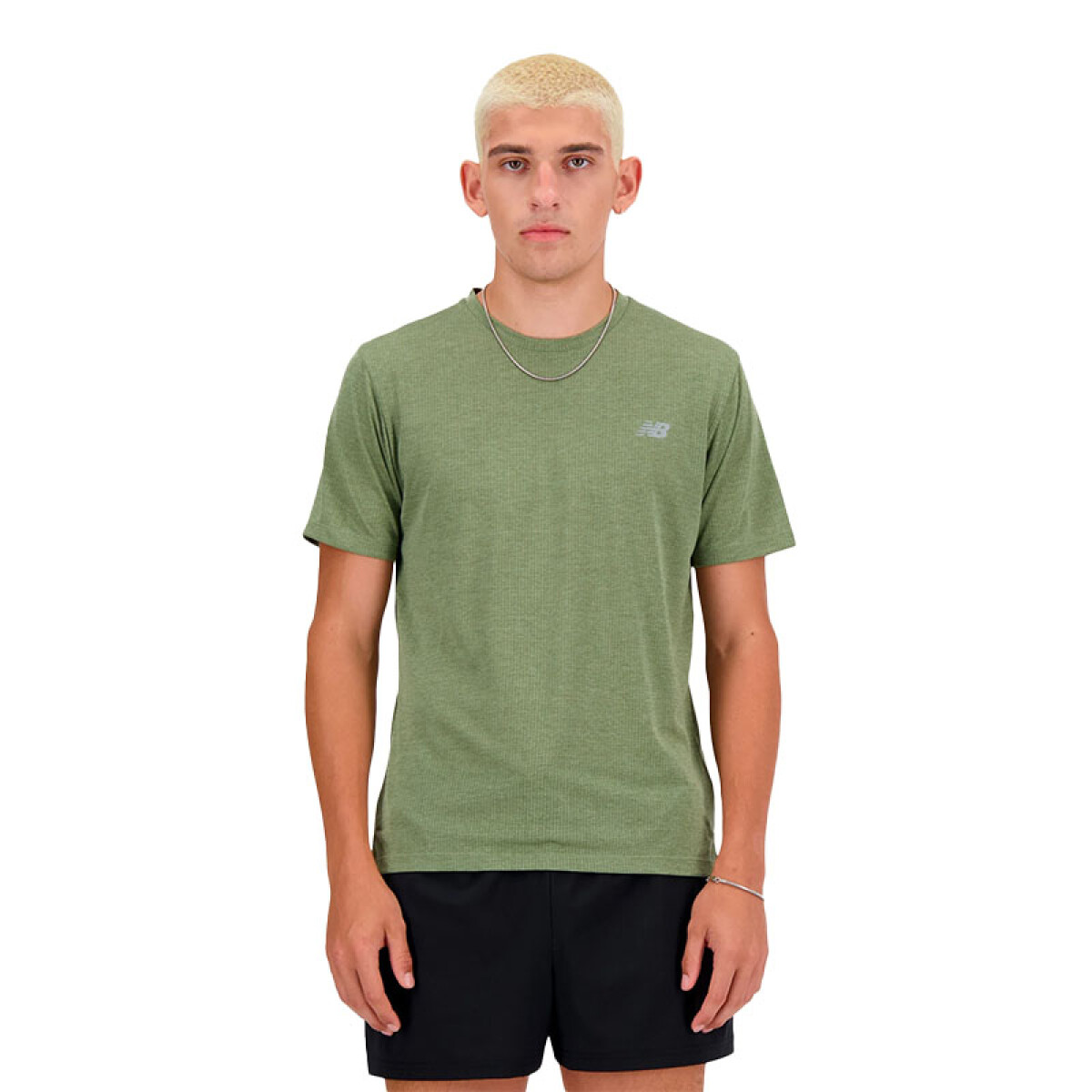 Remera New Balance Athletics Run - Verde 