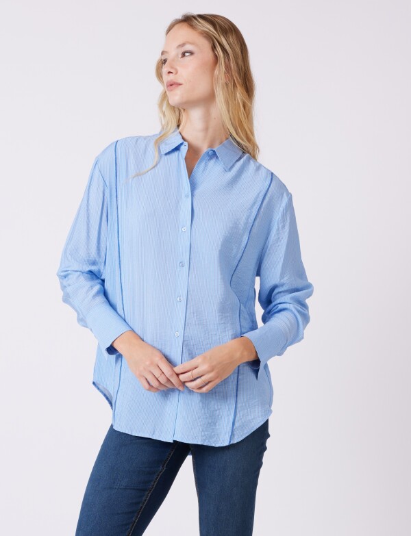 Camisa Lineas CELESTE/MULTI