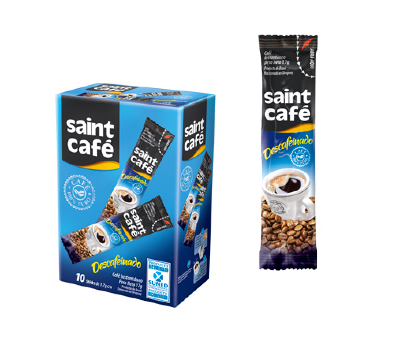 Café descafeinado Saint Café x10 unidades 