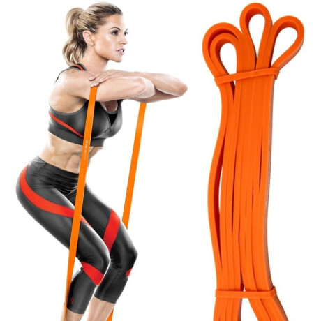 Super Band Profesional 13mm Entrenamiento Fitness Gym Naranja