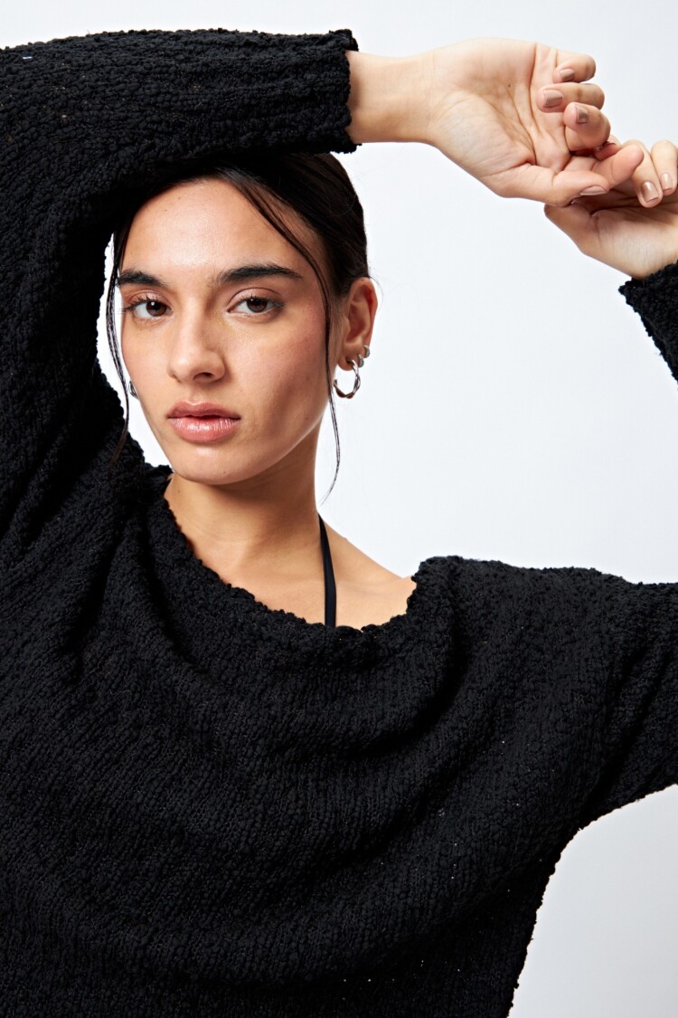 SWEATER FLORIE Negro