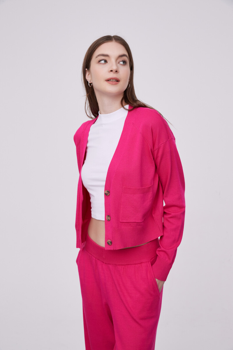 Cardigan Paki - Fucsia 