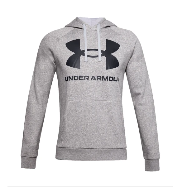 UA Rival Fleece Big Logo HD - UNDER ARMOUR GRIS