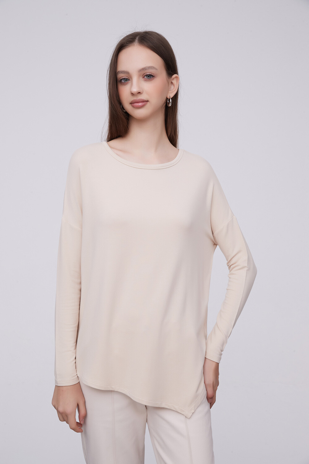 Remera Jolina Beige Melange