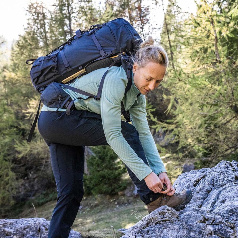 Pantalón Fjallraven Keb Agile Trousers W Mujer Suede Brown-dark Olive