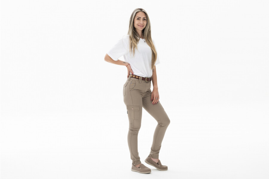 PANTALON URBANO MUJER FLEX Beige
