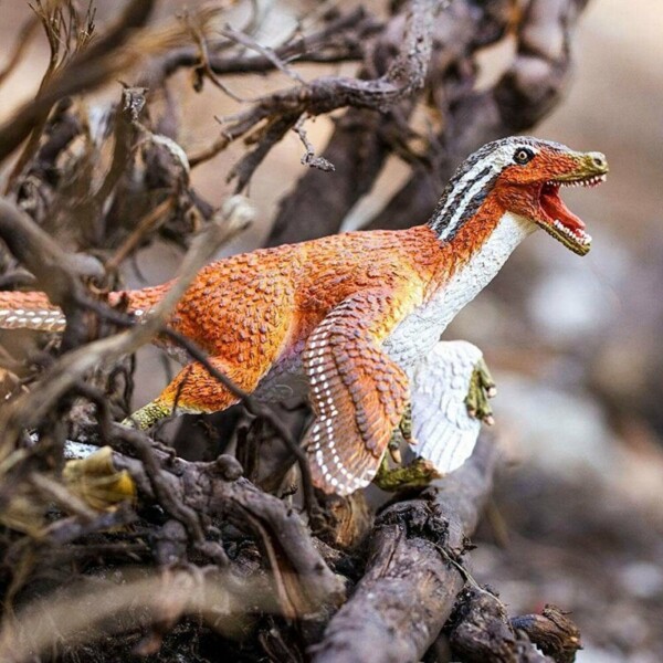 Velociraptor Emplumado Safari Figura Dinosaurio Muñeco Velociraptor Emplumado Safari Figura Dinosaurio Muñeco