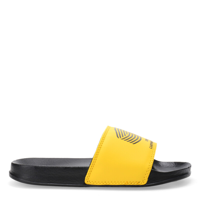 Chanclas de Niños Peñarol Bandera CAP Negro - Amarillo