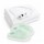 Set Pantufla Antideslizantes Unisex + Calienta Cama 1Pza HTS Verde Claro