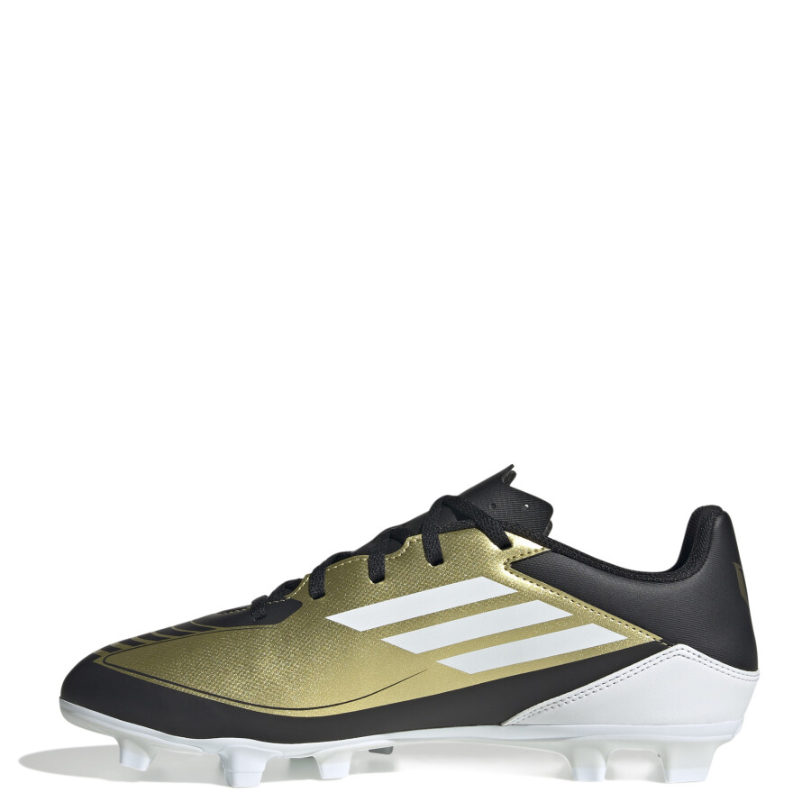 Championes Unisex Adidas Fútbol 11 F50 Club Messi MG Dorado - Negro - Blanco