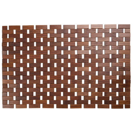Alfombra baño VALSKOG 40x60 bambú Marrón
