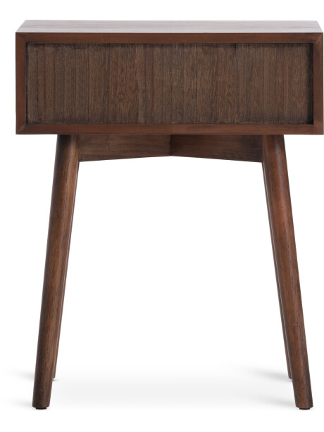 Mesa de luz HOKKSUND 1 cajón roble osc Mesa de luz HOKKSUND 1 cajón roble osc