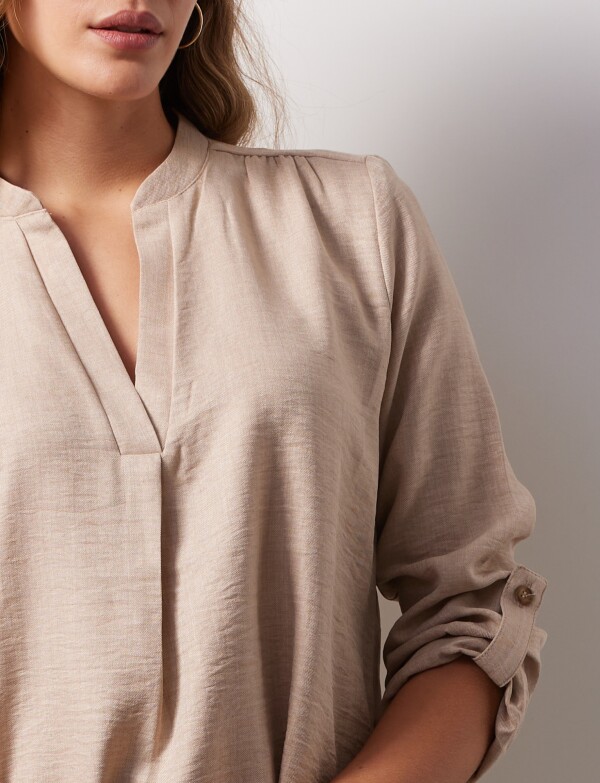 Blusa Solid BEIGE