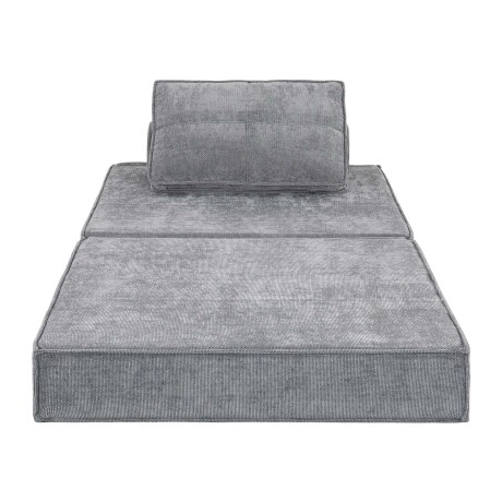 SOFÁ CAMA 1 CUERPO ESPUMA GRIS BRUMA