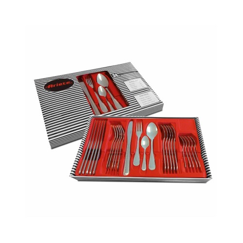 Juego de Cubiertos 24 Piezas en Caja de Regalo - Ariete Juego de Cubiertos 24 Piezas en Caja de Regalo - Ariete