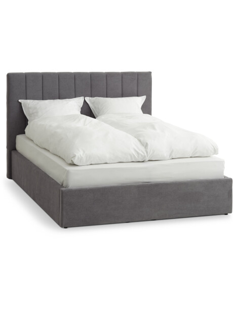 Estructura cama 140x200 AGERFELD gris osc Estructura cama 140x200 AGERFELD gris osc