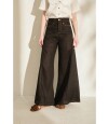Pantalon Wide Xl Linen Ss26 Pre Venta Negro
