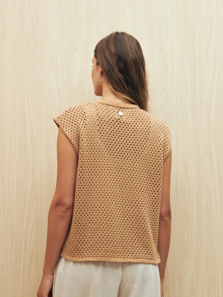 CHALECO ALLIE LIA BEIGE
