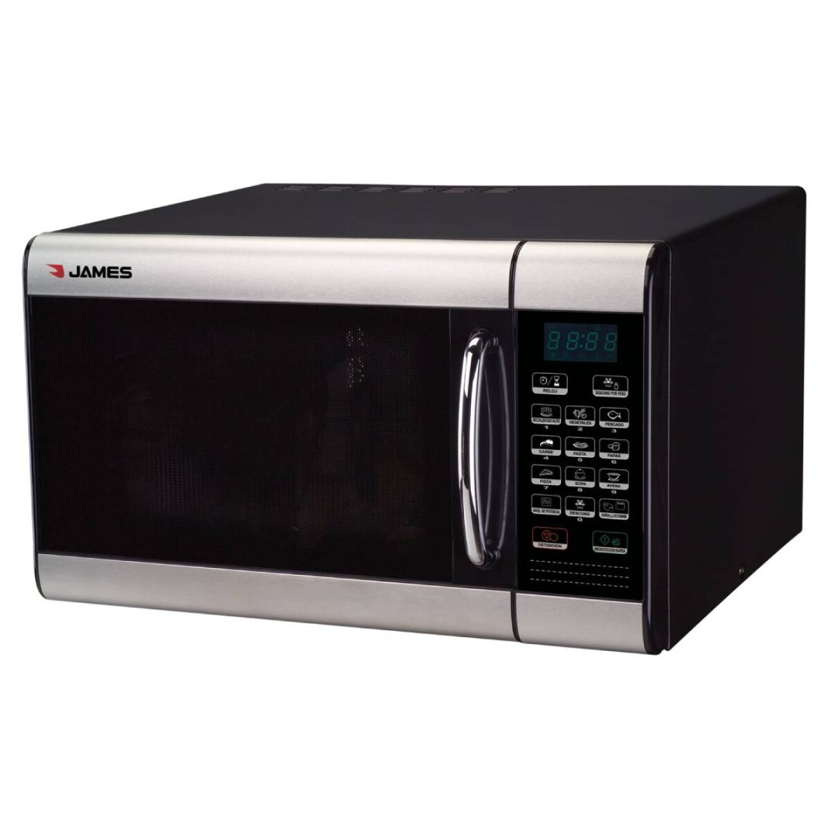 Microondas JAMES J 31 MDGI U - Frente de acero inoxidable 