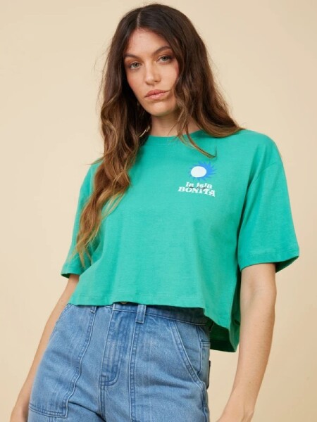 T-SHIRT RUSTY TILCARA VERDE