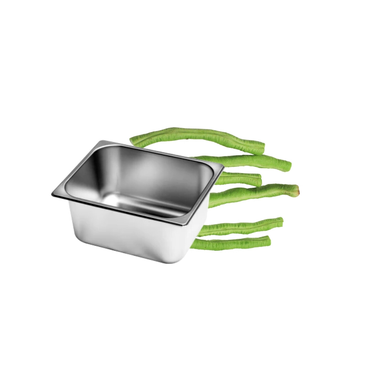 Cuba de Acero Inoxidable GN 1/4 6.5 cm 