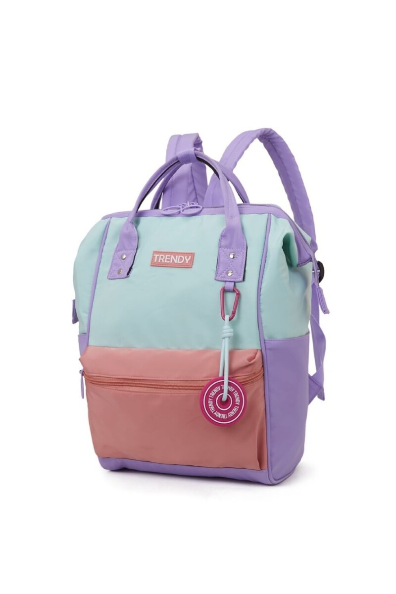 Mochila trendy degrade - Verde aqua 