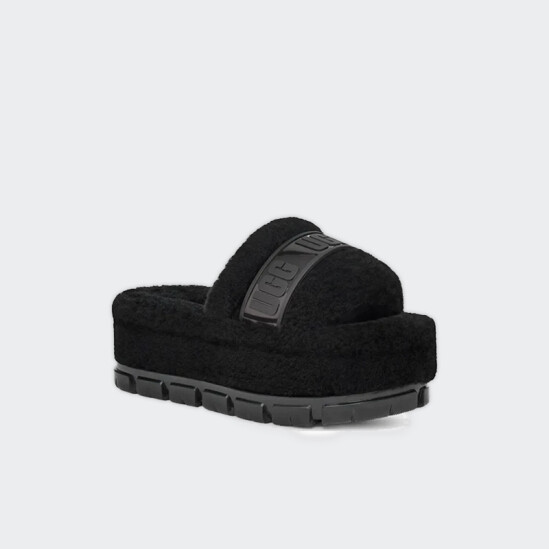 Calzado UGG Fluffita Clear Negro