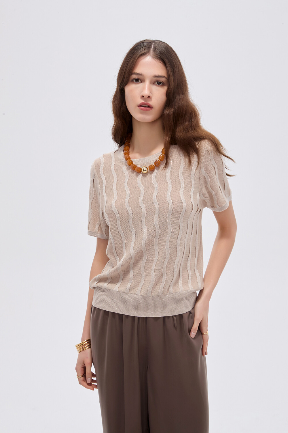 Remera Gruae Beige