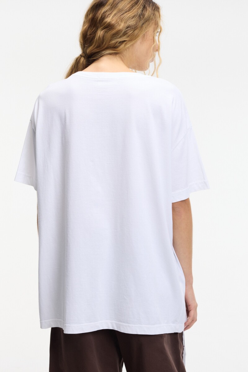 CAMISETA CON BRILL Blanco