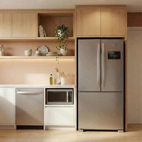 Heladera Whirlpool 593/554 Litros Inox Inverter WRO85MK Heladera Whirlpool 593/554 Litros Inox Inverter WRO85MK