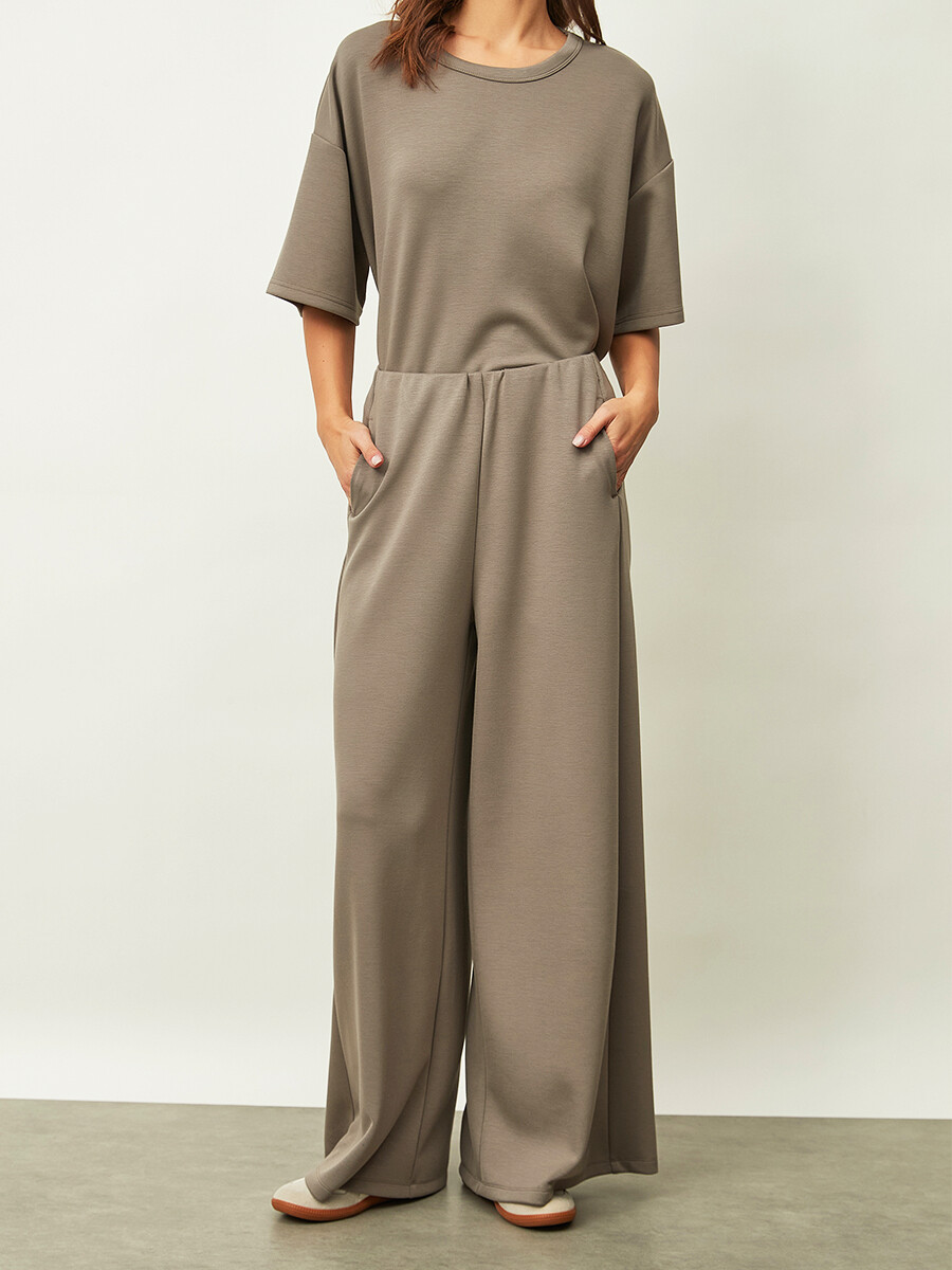 PANTALON JIREL - TAUPE 