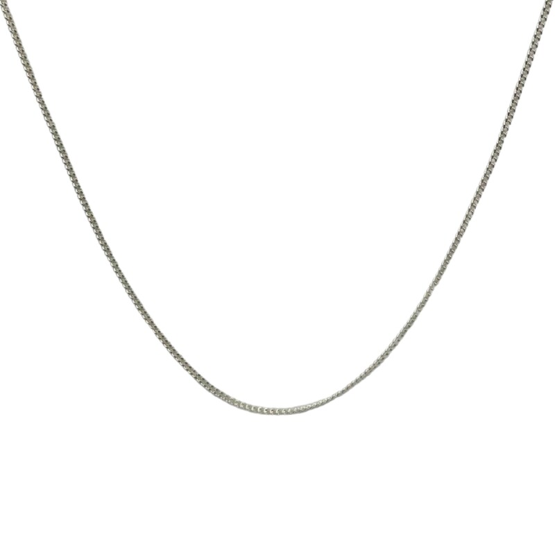 CADENA PLATA , LARGO 40CM , TIPO FORCE REDONDEADO CORTO L8d1101-030-40-xc