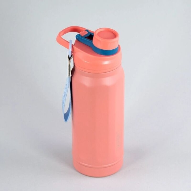 Botella Insulada Strap Flask Keep 650 Ml De Acero Inoxidable rosa