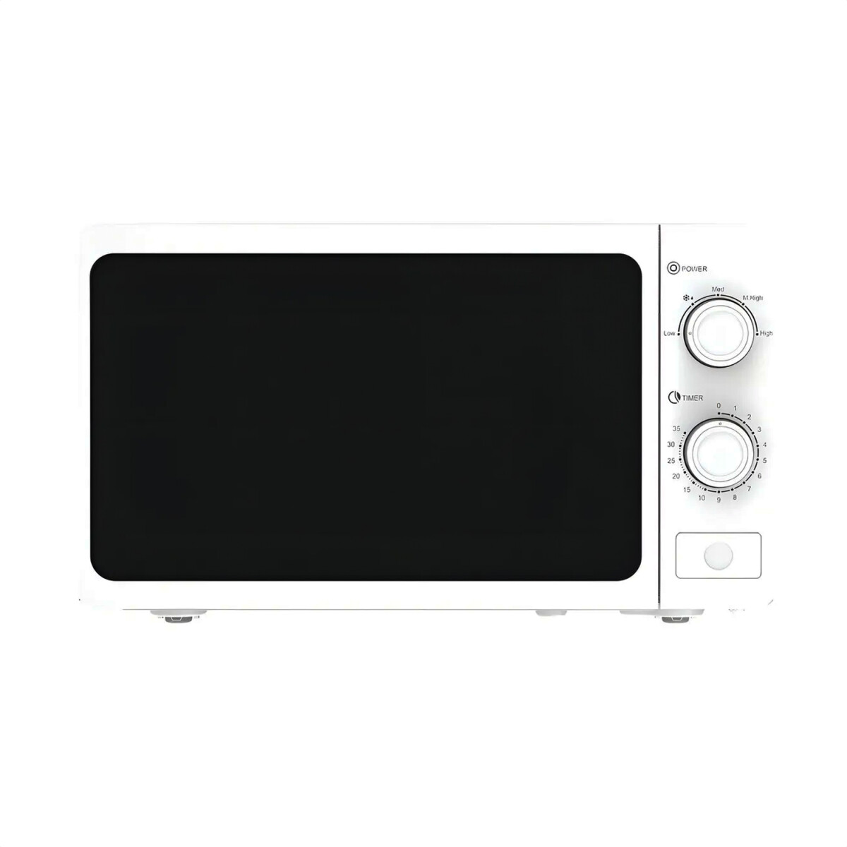 Microondas Telefunken Ebz Mecánico 20 L - MICROONDAS TELEFUNKEN 20L MANUAL BLANCO 