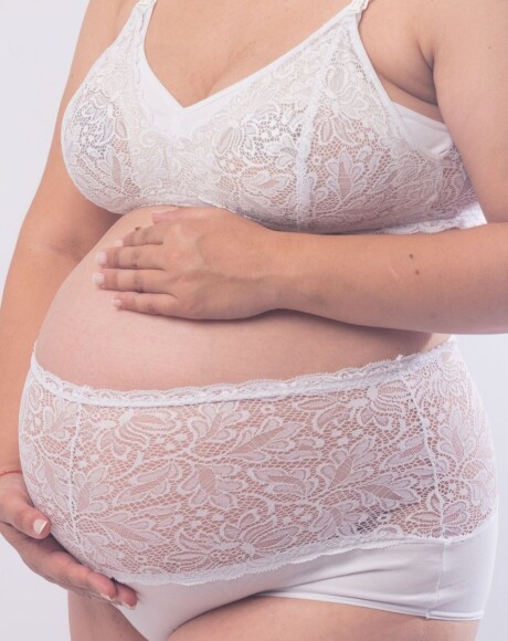 Bombacha Maternal Luzia Blanco