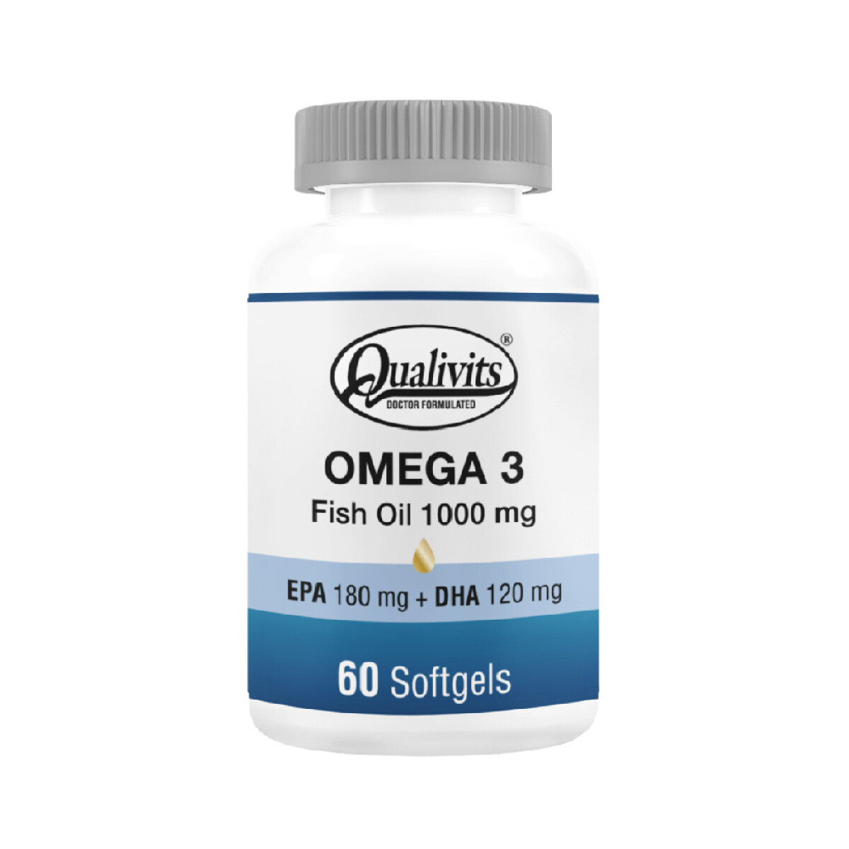 Omega 3 Fish Oil Qualivits 1000mg 60 Cápsulas 