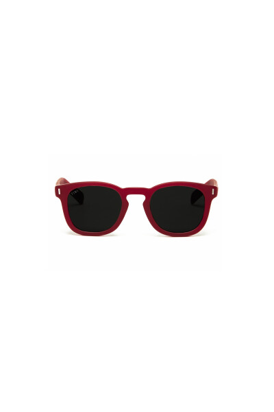 Tiwi Will Rubber Burgundy/beige Topline With Black Lenses