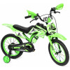 Bicicleta Estilo Motocross con Roncador Rodado 16" VERDE