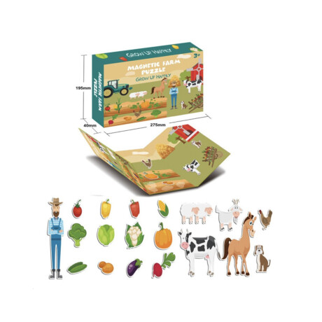 Puzzle Magnético De Granja Puzzle Magnético De Granja