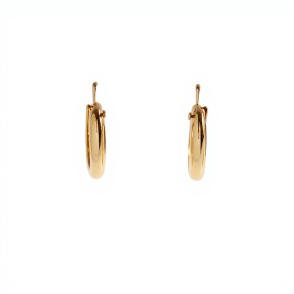 Caravanas aros de oro- Oro bajo - Sin piedra- CA8143 sinpiedra
