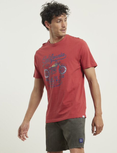 T-shirts Harry Rojo Oscuro